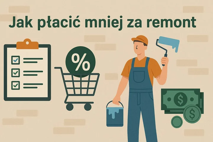 Jak płacić mniej za remont – praktyczne sposoby na oszczędności