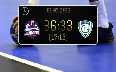 [PIŁKA RĘCZNA] Liga Centralna – Jurand Ciechanów – ENEA WKS Grunwald Poznań 36:33. Cenne zwycięstwo gospodarzy w 25. kolejce