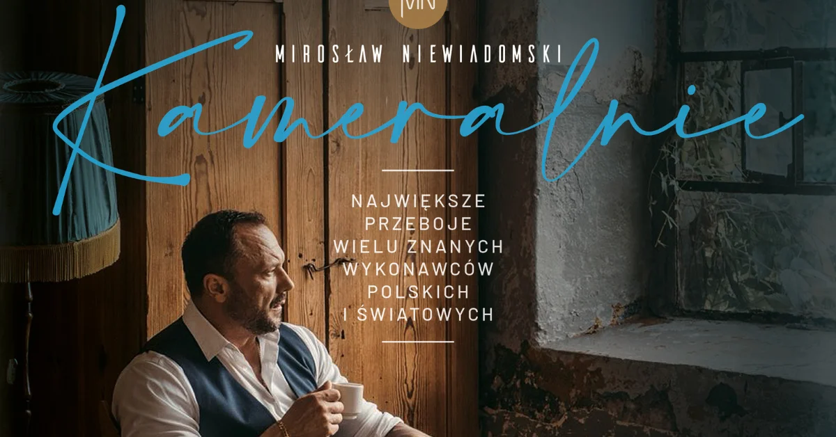 Grafika promocyjna wydarzenia Koncert Mirosława Niewiadomskiego w Kinie Łydynia w Ciechanowie