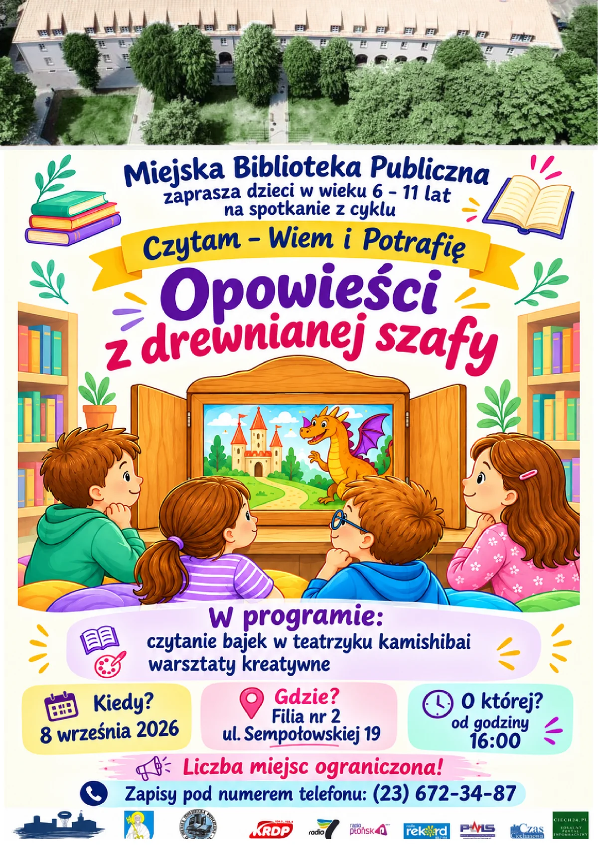 Grafika promocyjna wydarzenia Opowieści z drewnianej skrzyni