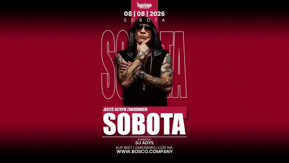 Grafika promocyjna wydarzenia SOBOTA - KONCERT NA ŻYWO rap w Ciechanowie