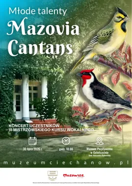 Grafika promocyjna wydarzenia Koncert: Młode talenty „Mazovia Cantans”