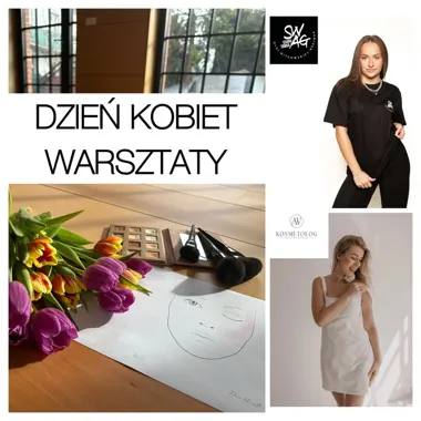 Grafika promocyjna wydarzenia Warsztaty makijażu — makijaż i Dance Fusion na pierwszy dzień wiosny