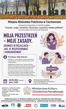 Warsztaty „Moja przestrzeń – moje zasady” z Olgą Gajczyk