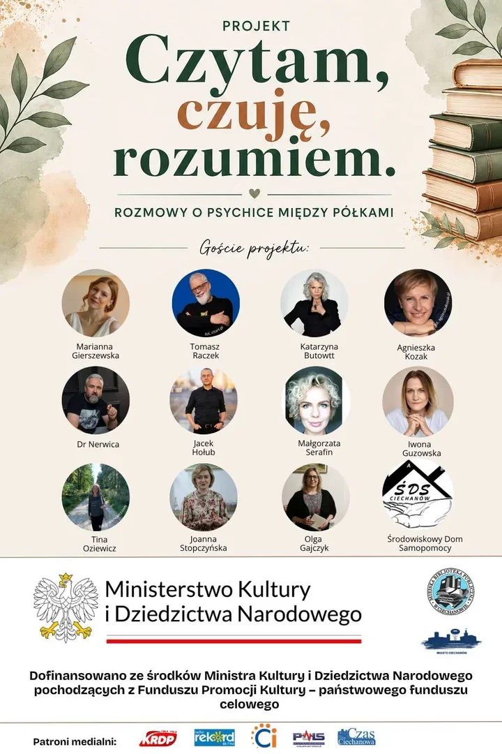 W Ciechanowie biblioteka zamieni się w miejsce ważnych rozmów o psychice