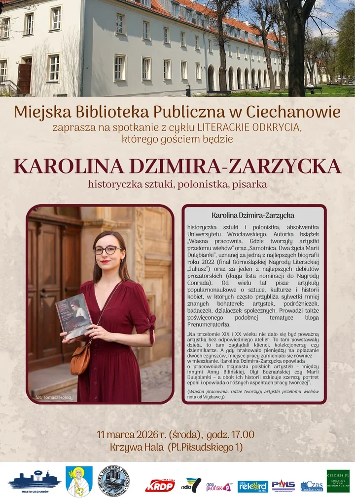 Gdzie malarki zamykały drzwi - spotkanie z Karoliną Dzimirą-Zarzycką