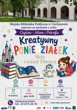 Kreatywny Poniedziałek: gdy biblioteka zamienia się w Aleję Gwiazd Disneya