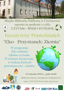 Eko-Przystanek w Bibliotece Głównej - poniedziałek z zieloną energią