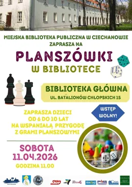 Planszówki wracają do Ciechanowa - dzieci znów usiądą do wspólnej gry