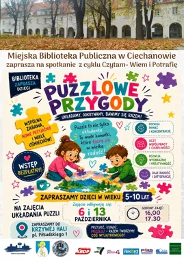 Ciechanów układa własną historię. Puzzlowe Przygody dla dzieci w bibliotece
