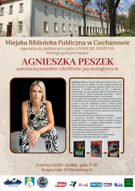 Agnieszka Peszek w Ciechanowie - kryminał, który zaczął się od roweru