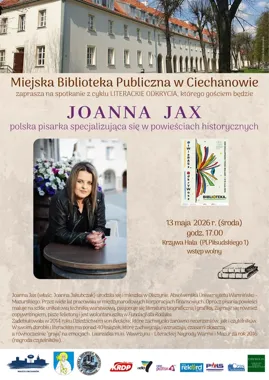 Joanna Jax przyjedzie z opowieścią, która lubi mieszać emocje i historię