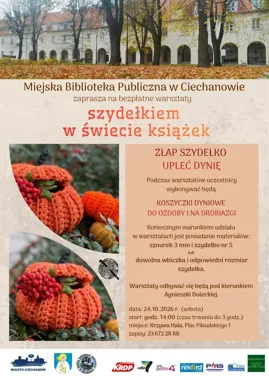 Jesienna dynia z włóczki powstanie w Ciechanowie