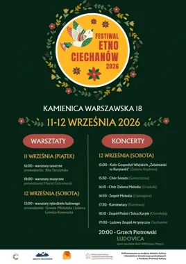 Ciechanów zanuci po kurpiowsku. Festiwal Etno 2026 łączy tradycję z jazzem
