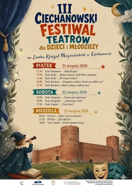 Zamek zamieni się w scenę. Trzy dni teatru dla młodych widzów
