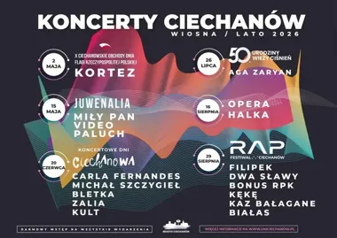Ciechanów rusza z koncertami - od Korteza po wielki rapowy finał