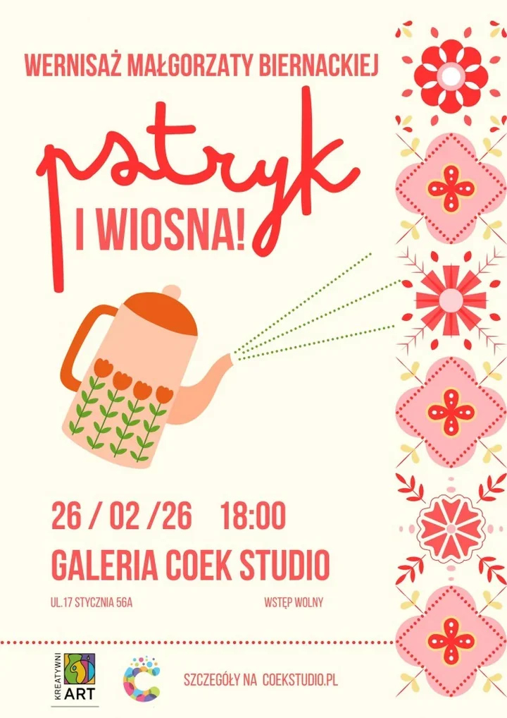 Pstryk i wiosna! - gdy decoupage i szycie wpuszczają wiosnę do COEK STUDIO