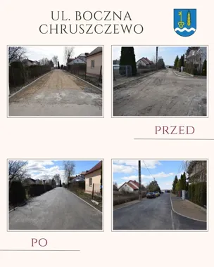 Ul. Boczna w Chruszczewie już gotowa po remoncie za 280 tys. zł