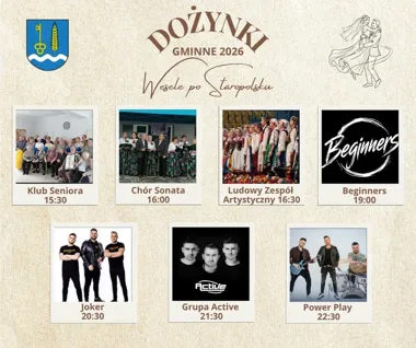 Staropolskie wesele i siedem występów. Dożynki w Rydzewie