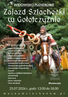 Zajazd Szlachecki w Gołotczyźnie - historia wyjedzie w park, a z Ciechanowa ruszy darmowy autobus