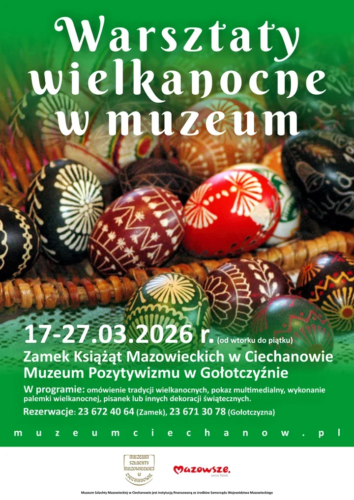 Wiosenne warsztaty wielkanocne w muzeum - palmy, pisanki i tradycja