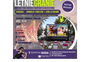 Letnie Granie w Gołotczyźnie połączy karaoke, tańce i kino pod chmurką