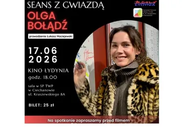 Olga Bołądź w Ciechanowie - spotkanie z gwiazdą, która wcieliła się w legendę Gucwińskiej