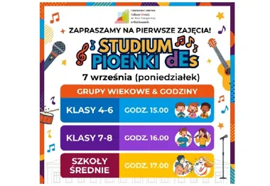 W Ciechanowie zabrzmią młode głosy - rusza Studium Piosenki „dEs”.