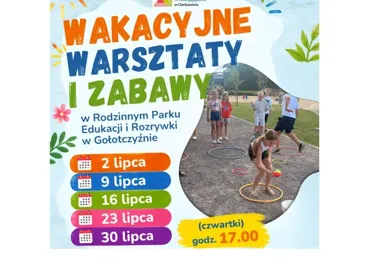Wakacyjne czwartki w Gołotczyźnie. Dzieci złapią ruch, taniec i kolor