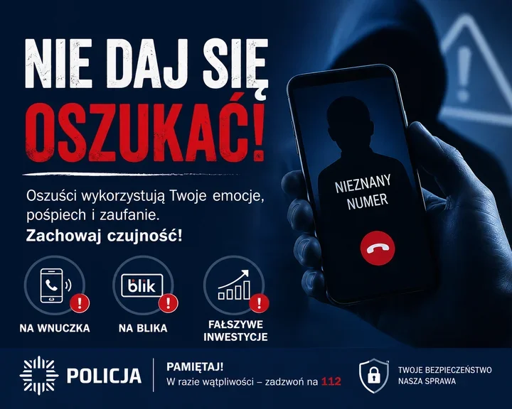 BLIK, bankomat i fałszywy konsultant - policja ostrzega przed nową falą oszustw