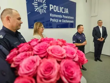 Po 28 latach odchodzi z ciechanowskiej Policji. Pożegnano Marię Pikus