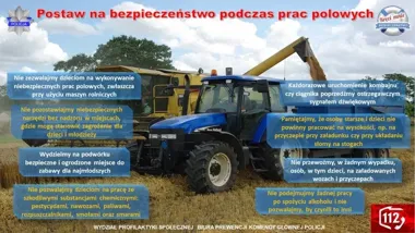 Wakacyjne prace polowe w Ciechanowie - Policja ostrzega przed alkoholem