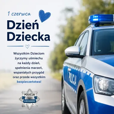 Radiowóz z syrenami i lekcja bezpieczeństwa - dzieci w Regiminie i Opinogórze Górnej sprawdziły policyjny sprzęt