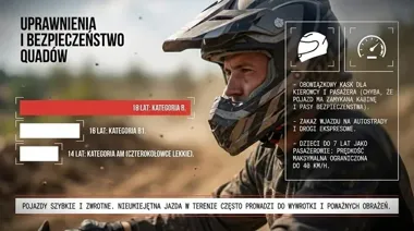 Quad to nie zabawka - policja z Ciechanowa wylicza obowiązkowe warunki