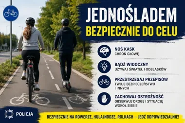 Chwila na chodniku w Ciechanowie - 15-latek z hulajnogi zderzył się z rowerzystą