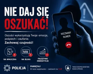 BLIK, bankomat i fałszywy konsultant - policja ostrzega przed nową falą oszustw