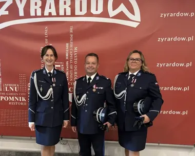Nie tylko awanse. Ciechanowscy policjanci odebrali ważne wyróżnienia