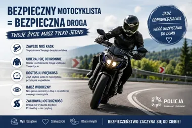 Motocyklowy weekend może skończyć się źle - policja wskazuje najczęstsze błędy