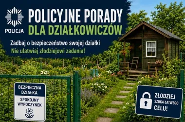 Na działkach w Ciechanowie policja zapowiada częstsze patrole i ostrzega