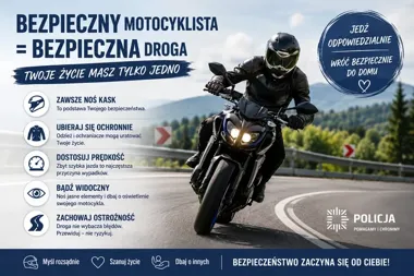 Sezon motocyklowy nabiera tempa - policja wskazuje błędy, które kończą się tragicznie