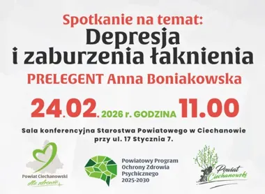 Otwarte spotkanie o depresji i zaburzeniach łaknienia – jak rozpoznać i pomóc