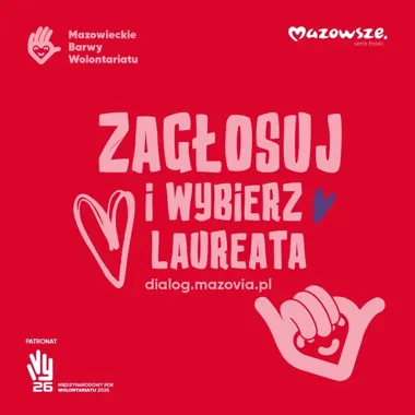 Jeden głos na wolontariusza. Mieszkańcy Mazowsza wybierają laureata